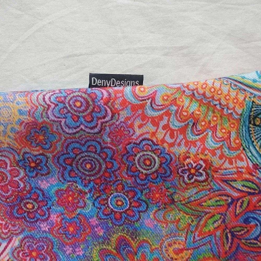 Deny Designs Stephanie Corfee Flourish Allover Two Patio Pillowcases EUC